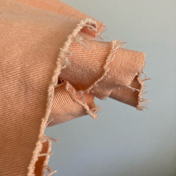 Liquor N Poker Peach Pink Shortalls Short Overalls, Sz 10 - Picture 9 of 10